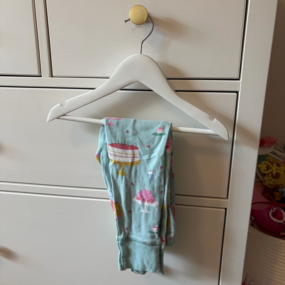 Boden Girl’s Cake Print Pajama Bottoms Size 5 Years